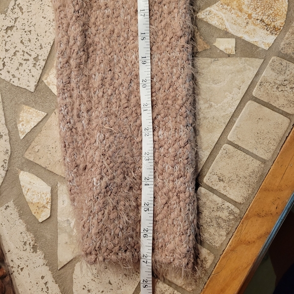 Soft Surroundings knit pink hooded cardigan - Picture 5 of 10